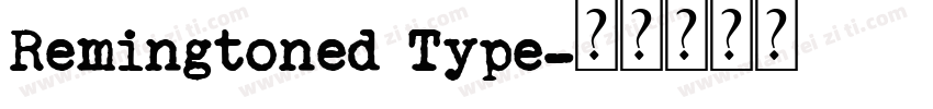 Remingtoned Type字体转换
